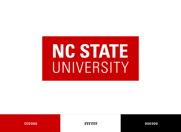 North Carolina State University (NCSU) brand color palette