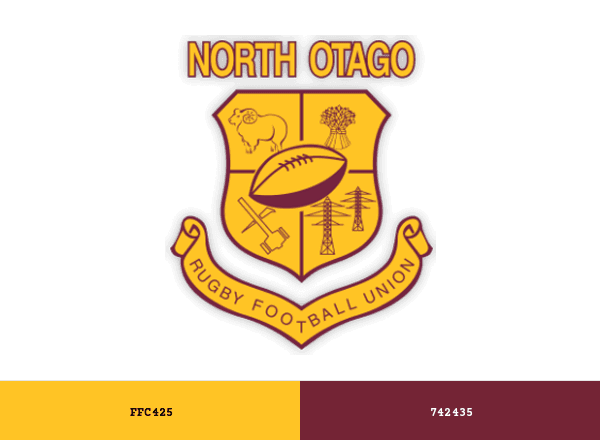 North Otago Rugby Football Union brand color palette