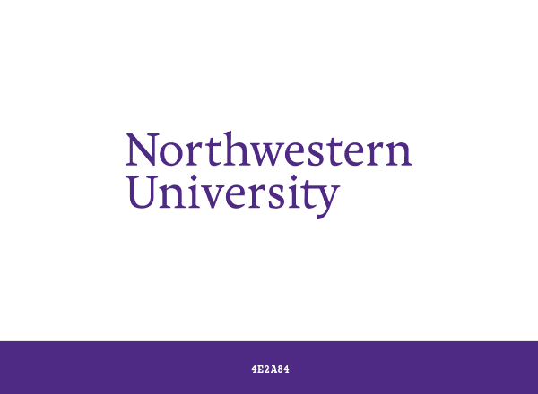 Northwestern University brand color palette