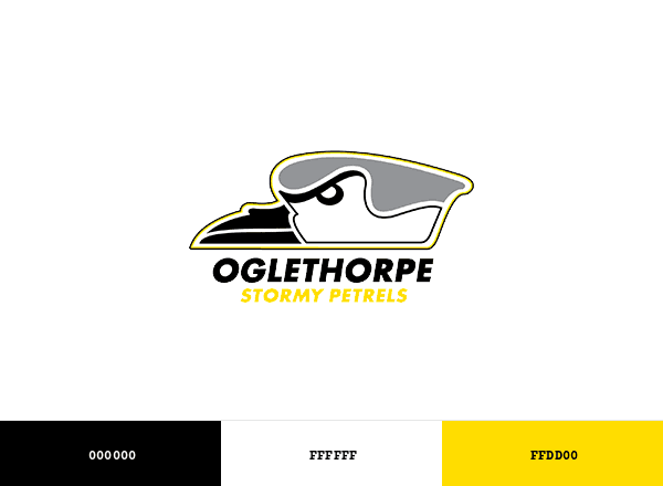 Oglethorpe Stormy Petrels brand color palette