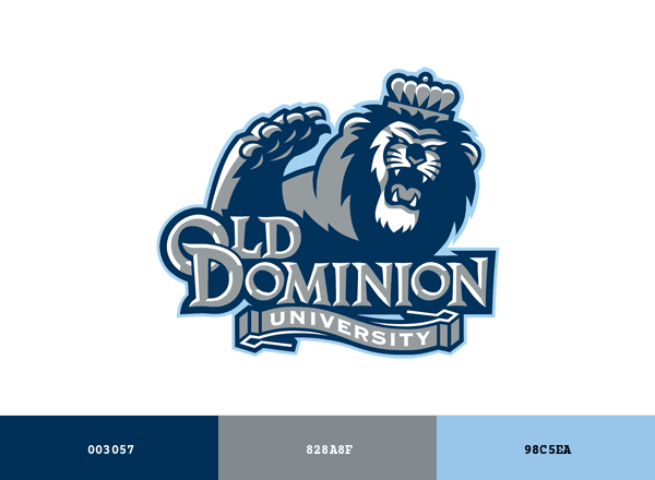 Old Dominion Monarchs brand color palette