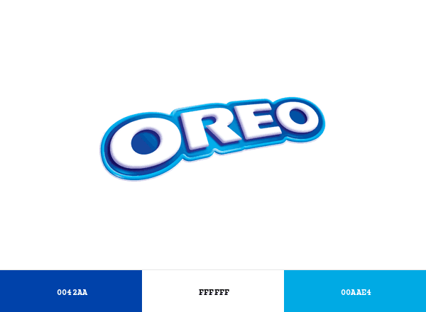 Oreo brand color palette