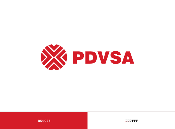 Petroleos de Venezuela SA brand color palette