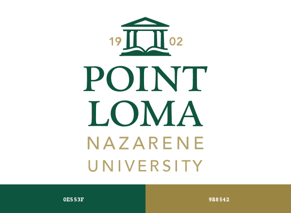 Point Loma Nazarene University brand color palette