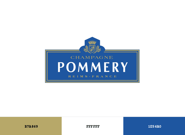 Pommery brand color palette