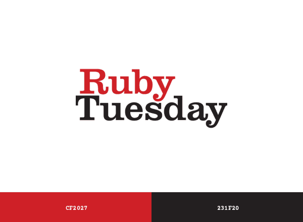 Ruby Tuesday brand color palette