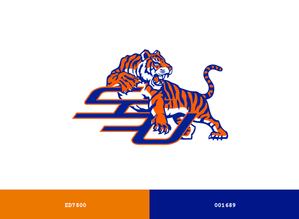 Savannah State Tigers and Lady Tigers brand color palette