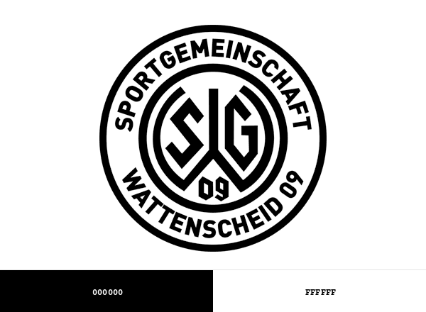 SG Wattenscheid 09 brand color palette