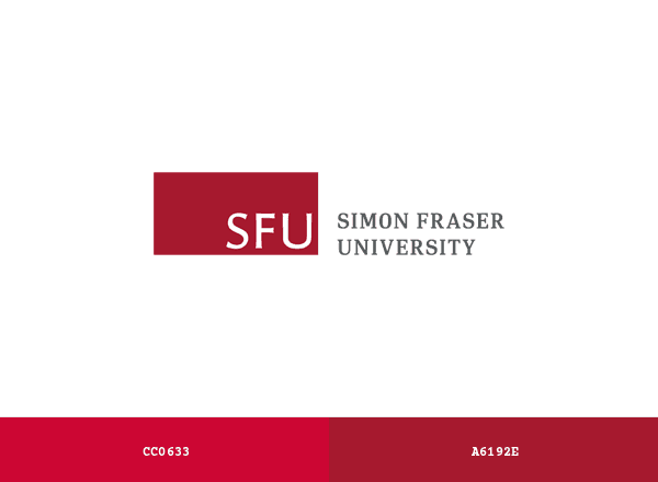 Simon Fraser University (SFU) brand color palette