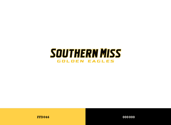Southern Miss Golden Eagles brand color palette