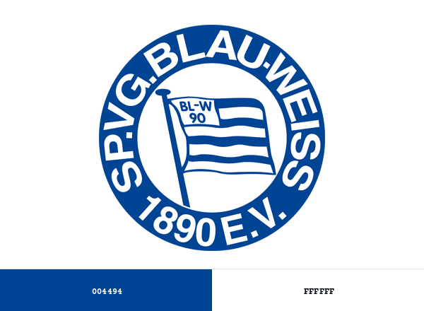 SpVg Blau-Weiß 90 Berlin brand color palette