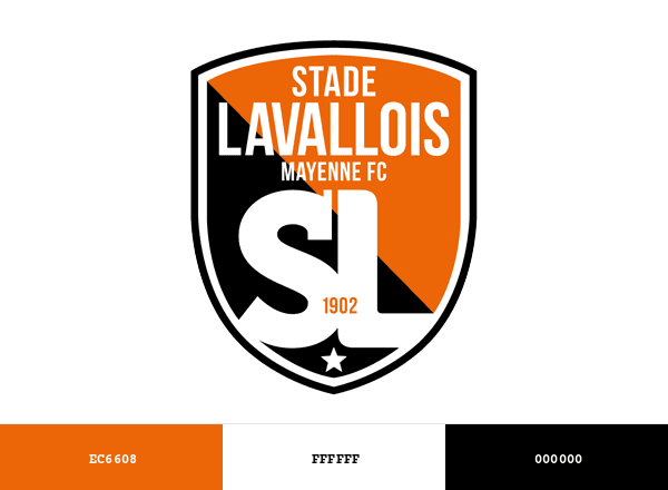 Stade Lavallois brand color palette