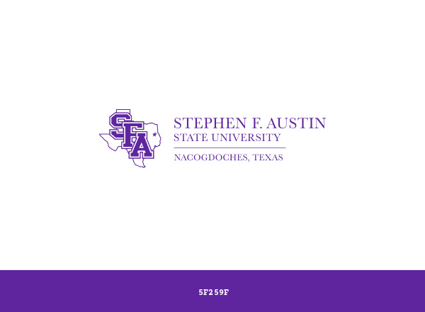 Stephen F. Austin State University brand color palette