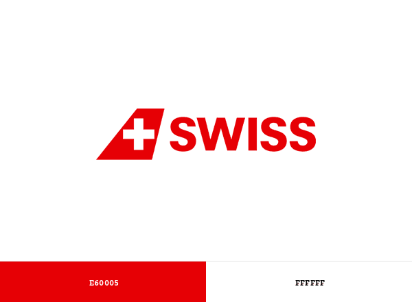 Swiss International Air Lines brand color palette