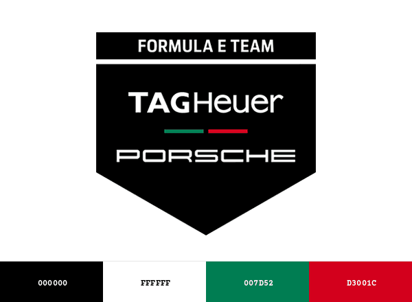 TAG Heuer Porsche Formula E Team brand color palette