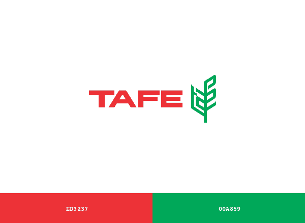Tractors and Farm Equipment Limited (TAFE) brand color palette