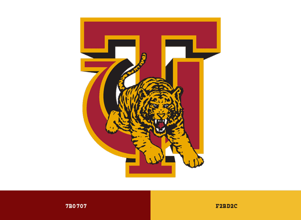 Tuskegee Golden Tigers brand color palette
