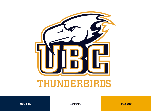UBC Thunderbirds brand color palette
