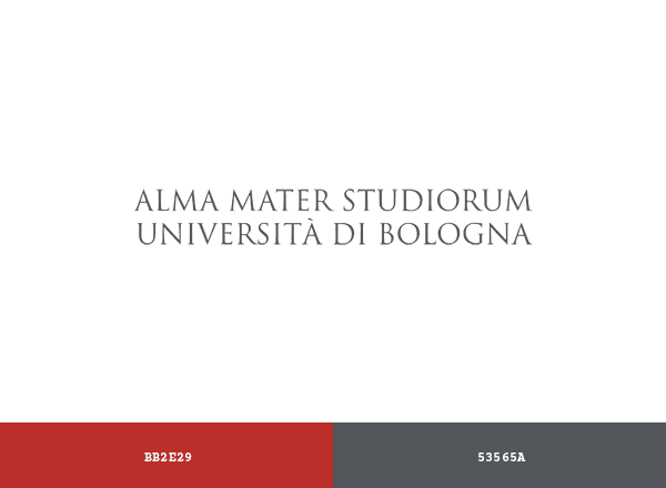 University of Bologna brand color palette