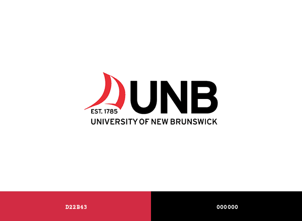 University of New Brunswick brand color palette