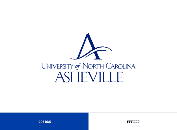 University of North Carolina at Asheville (UNCA) brand color palette