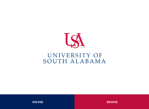 University of South Alabama brand color palette