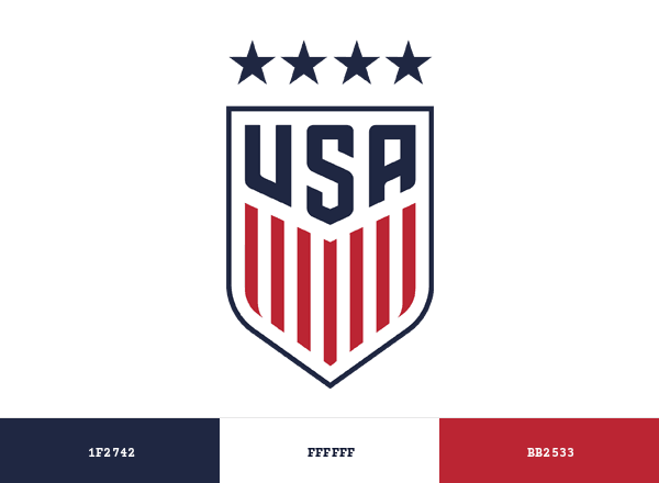 USWNT (United States Women’s National Soccer Team) brand color palette