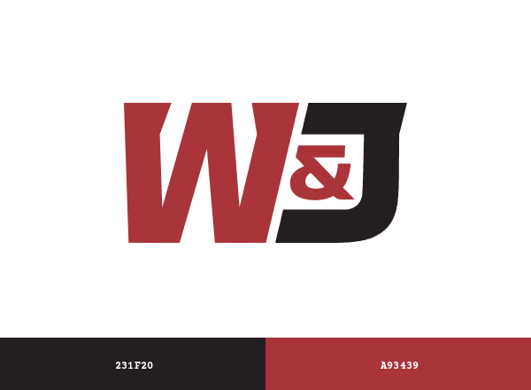Washington & Jefferson Presidents brand color palette