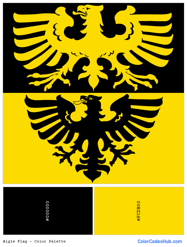 Aigle flag color palette