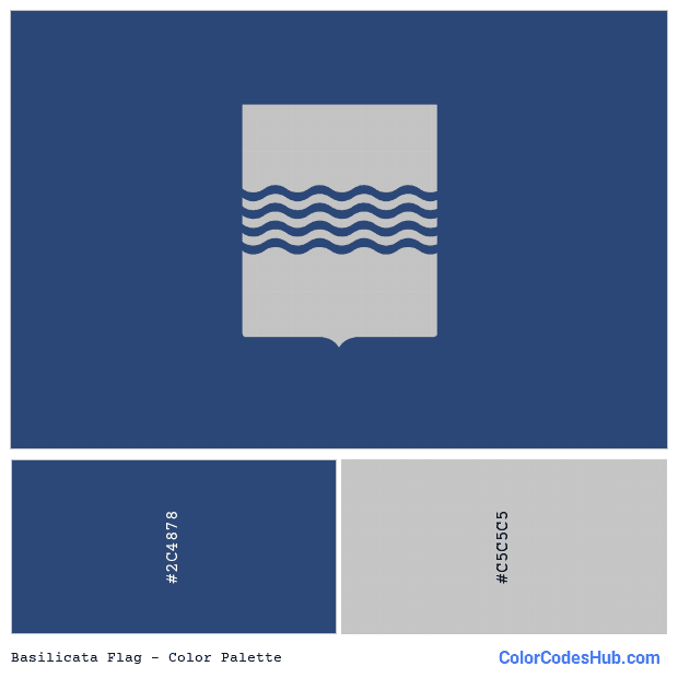 Basilicata flag color palette