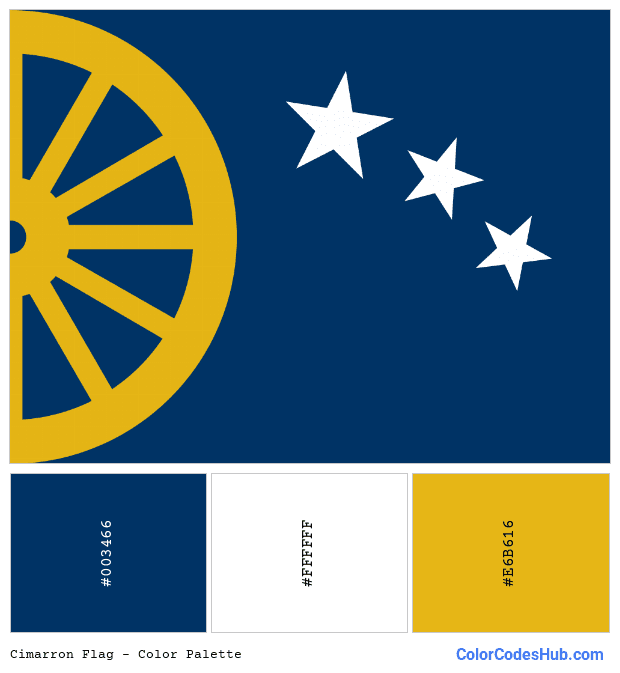 Cimarron flag color palette