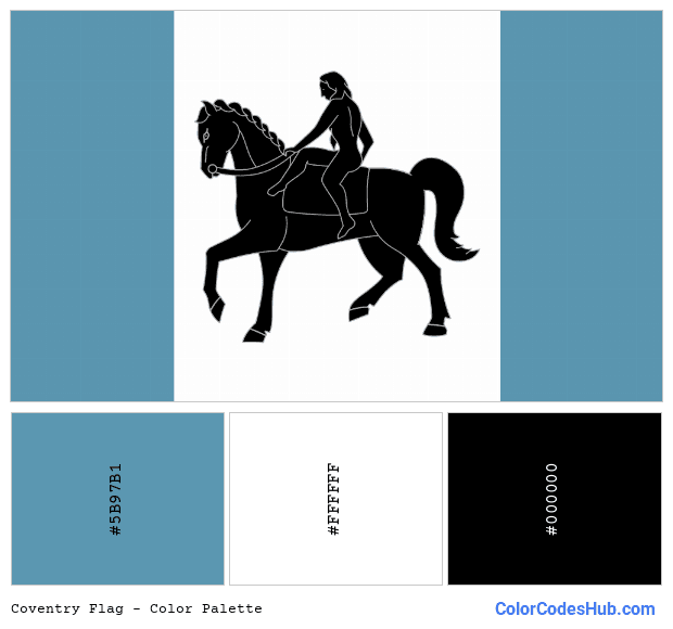 Coventry flag color palette