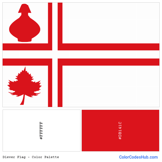 Diever flag color palette