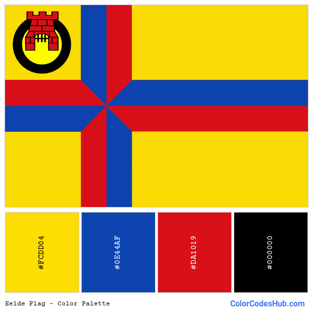 Eelde flag color palette