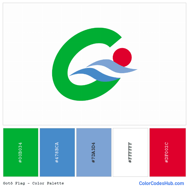 Gotō flag color palette