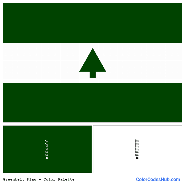 Greenbelt flag color palette
