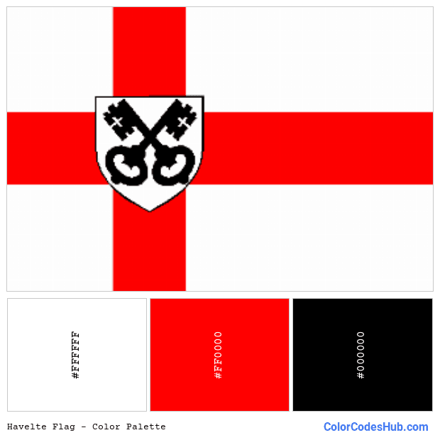 Havelte flag color palette