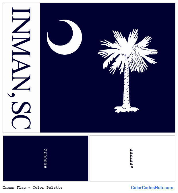 Inman flag color palette
