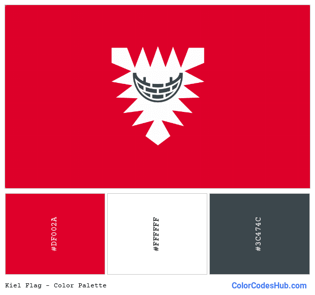 Kiel flag color palette