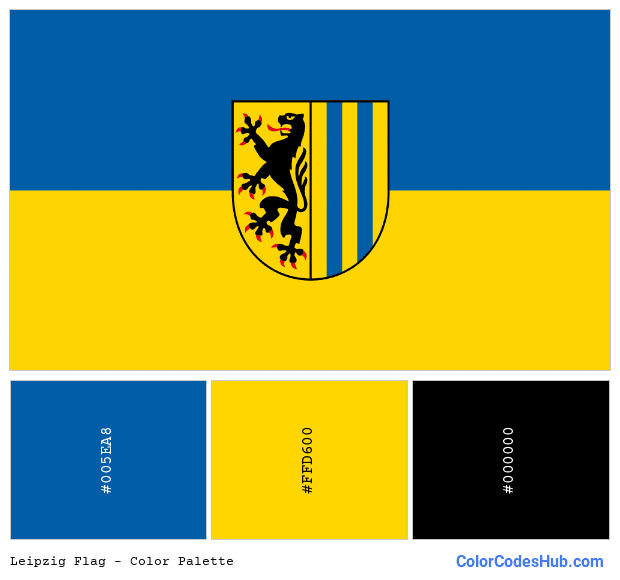 Leipzig flag color palette
