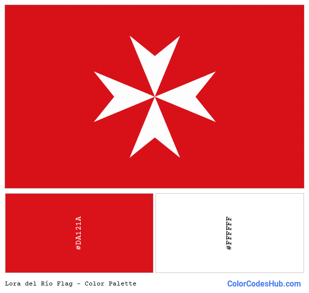 Lora del Río flag color palette