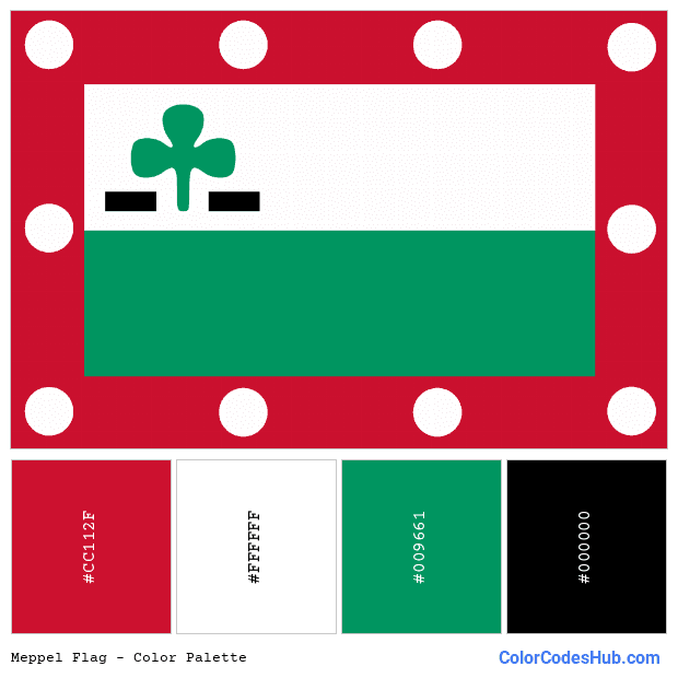 Meppel flag color palette