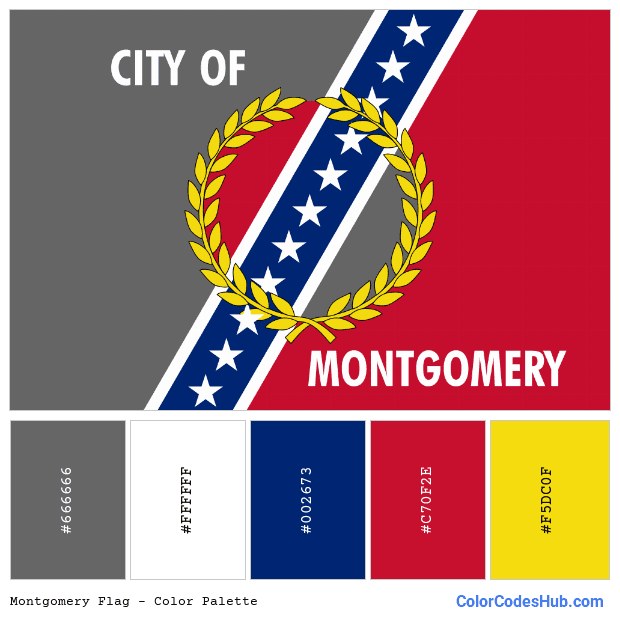 Montgomery flag color palette