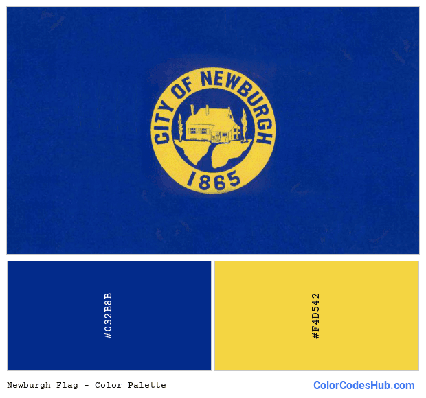 Newburgh flag color palette