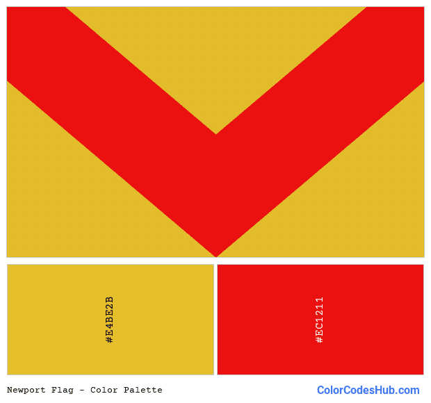 Newport flag color palette