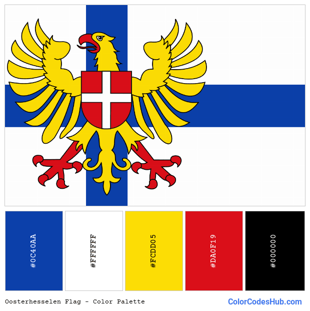 Oosterhesselen flag color palette