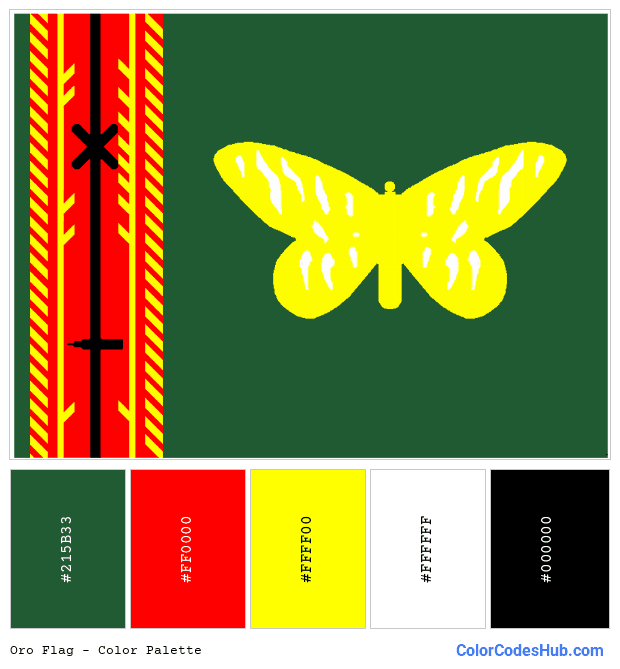 Oro flag color palette