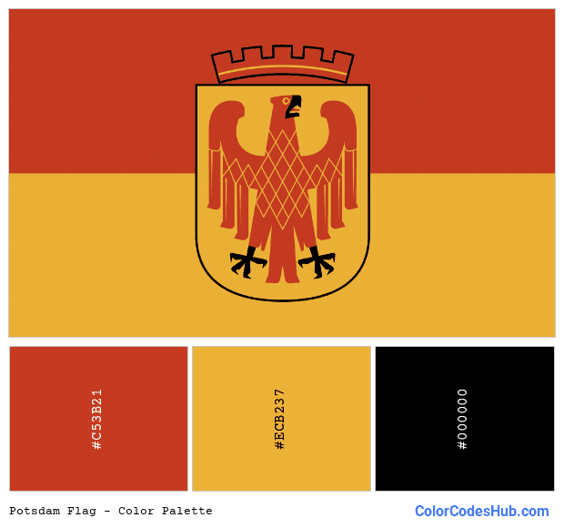Potsdam flag color palette
