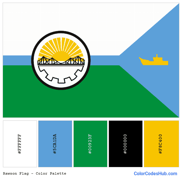 Rawson flag color palette