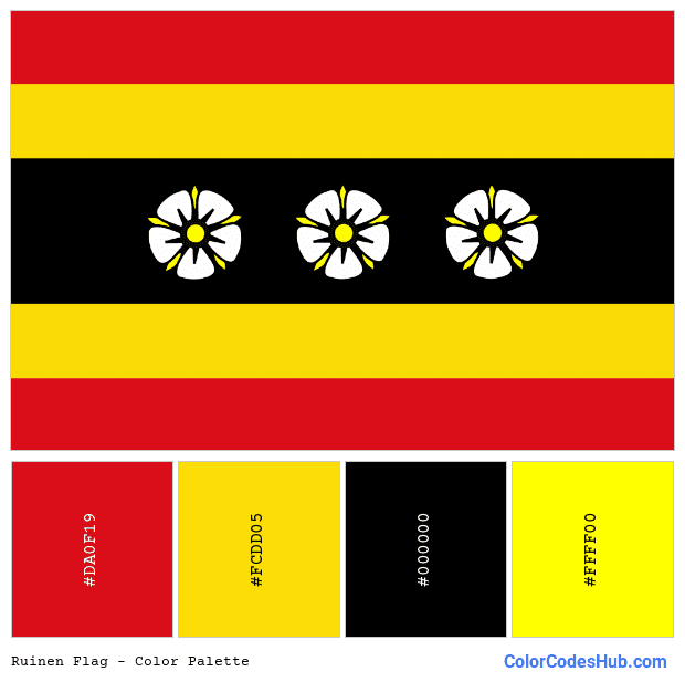 Ruinen flag color palette